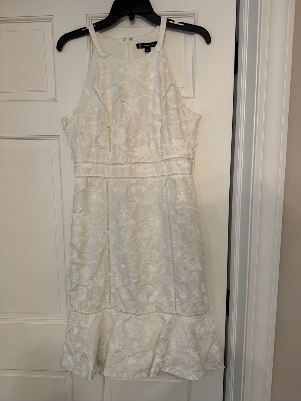 White Floral summer dress
